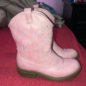 Toddler girls Pink cowgirl boots